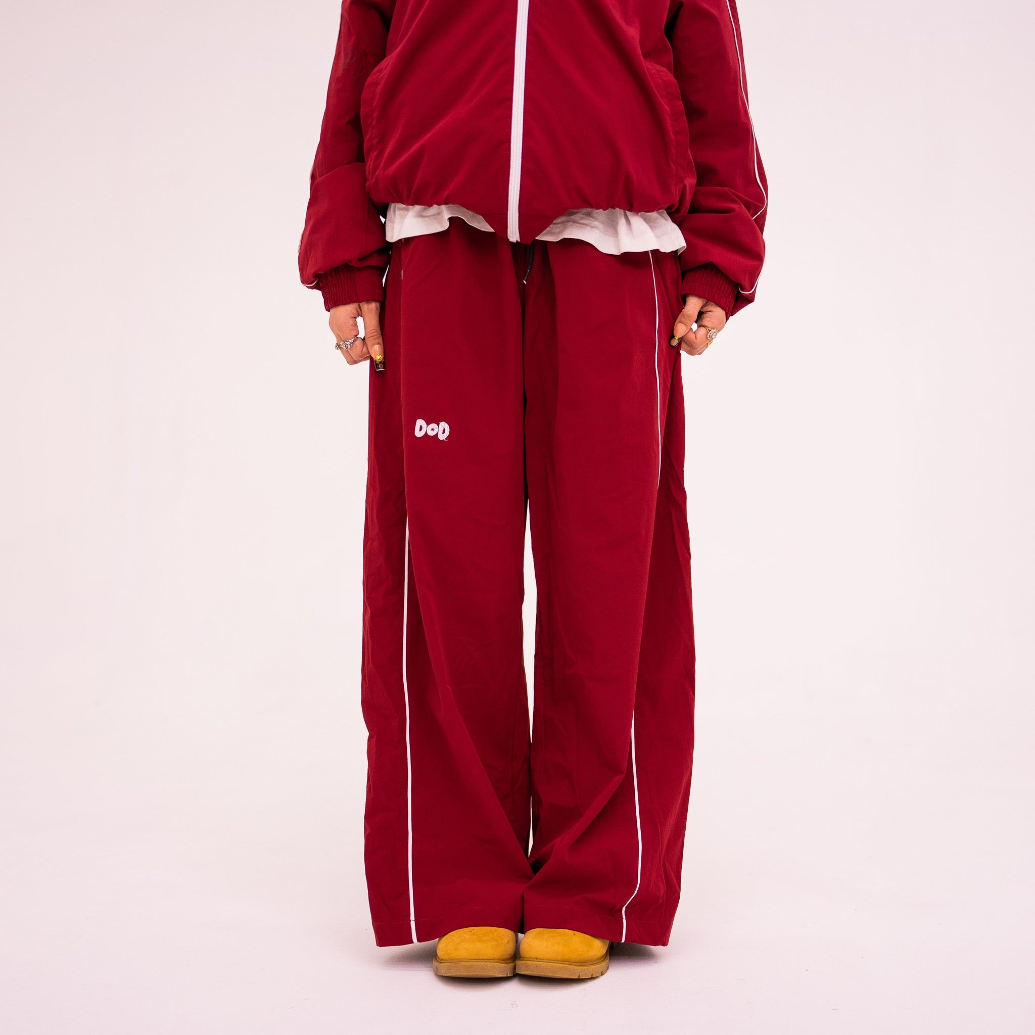 Cherry Red Track Pants