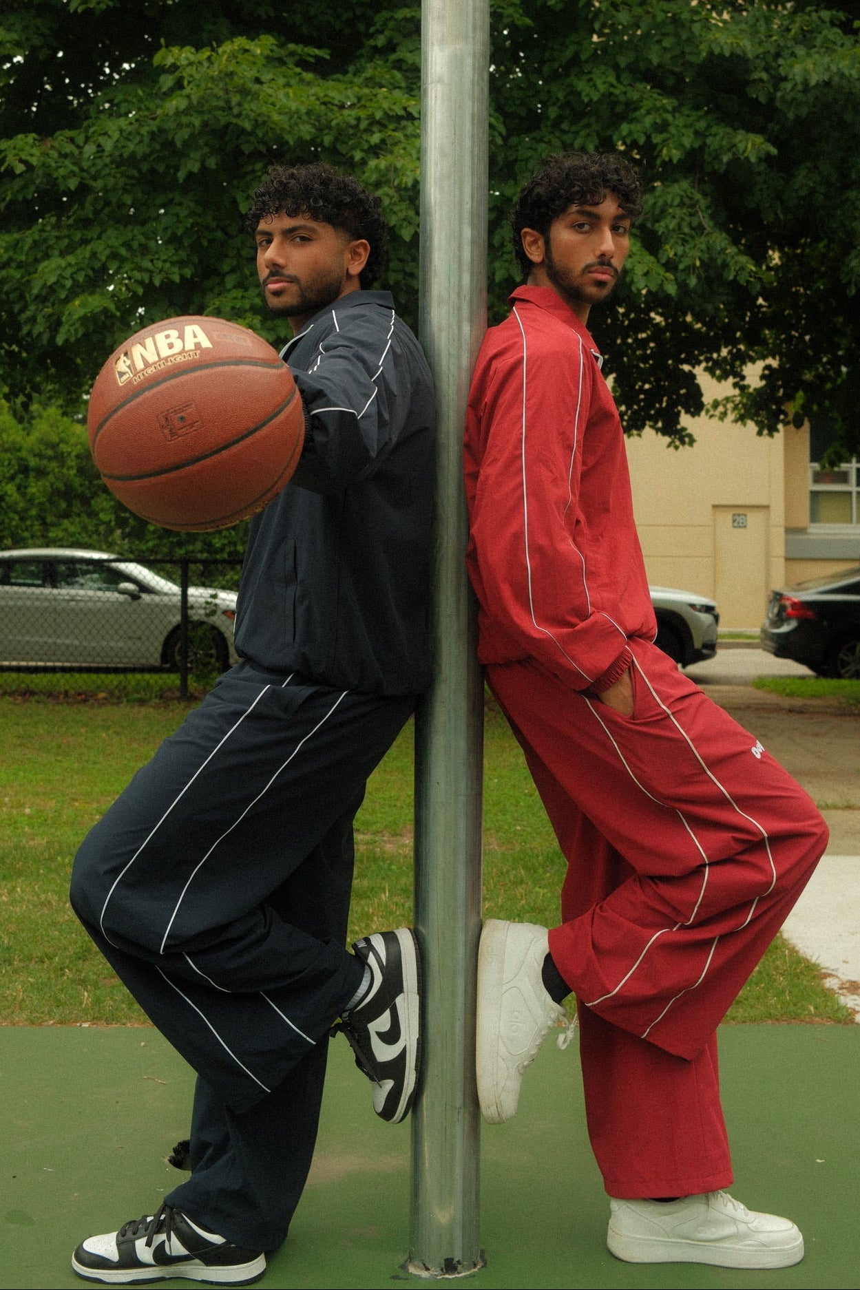 Cherry Red Track Pants