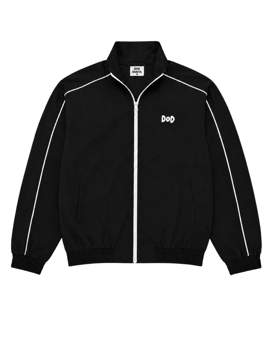Sports Black Track Jacket
