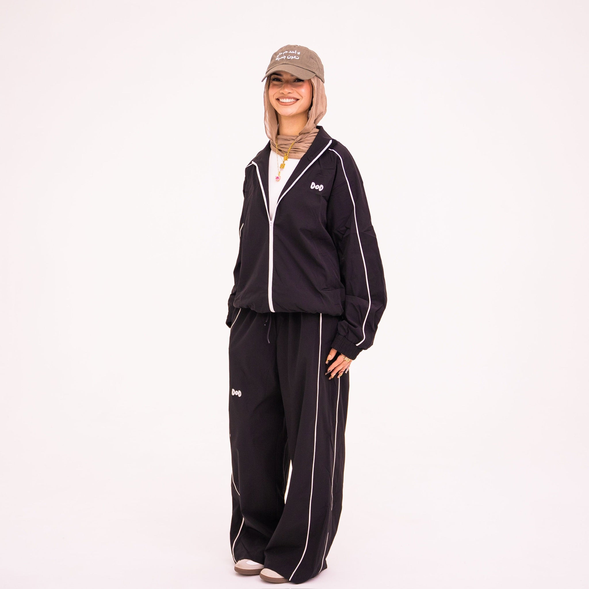 Sports Black Track Pants