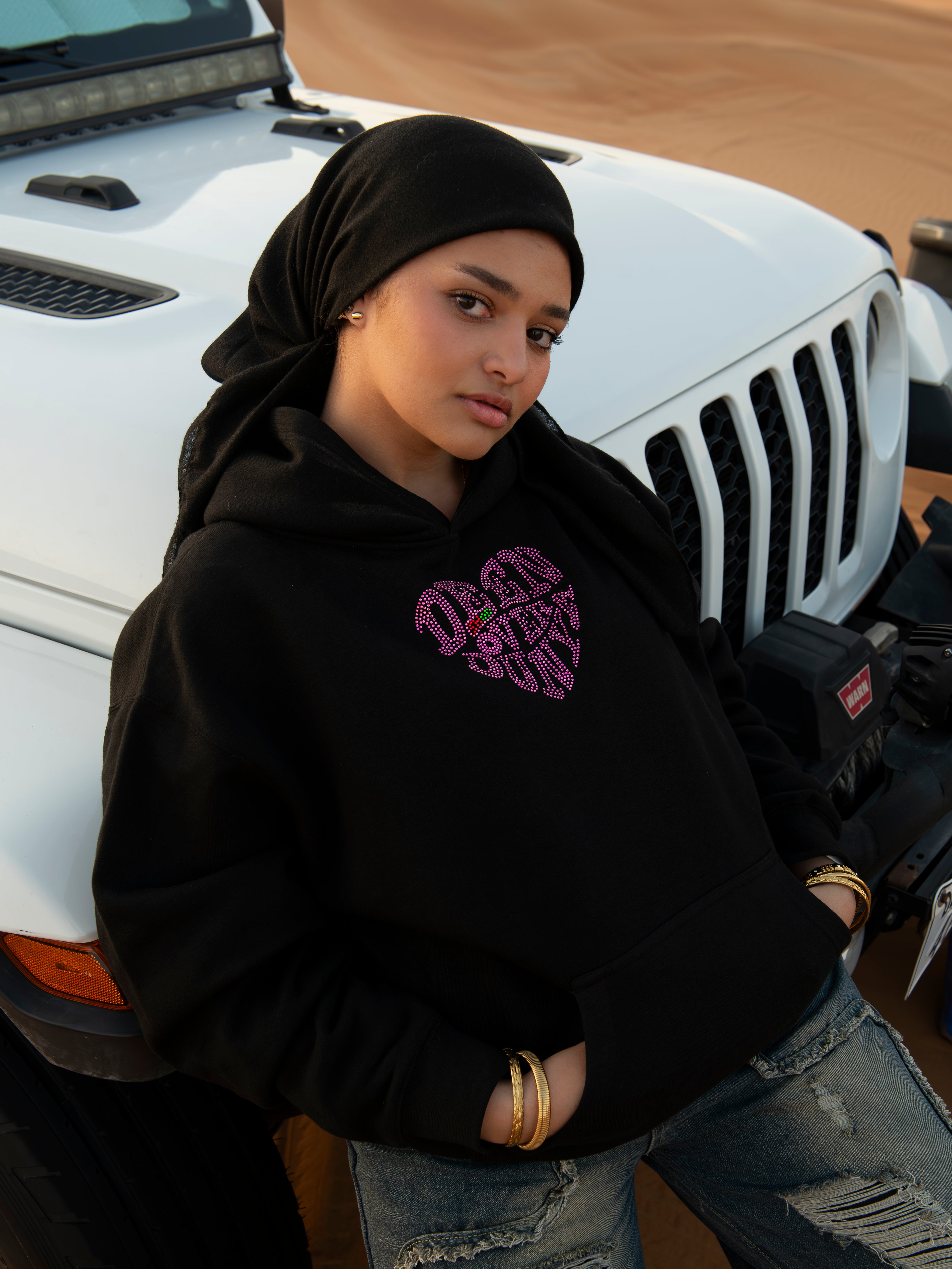 Rhinestone Hoodie