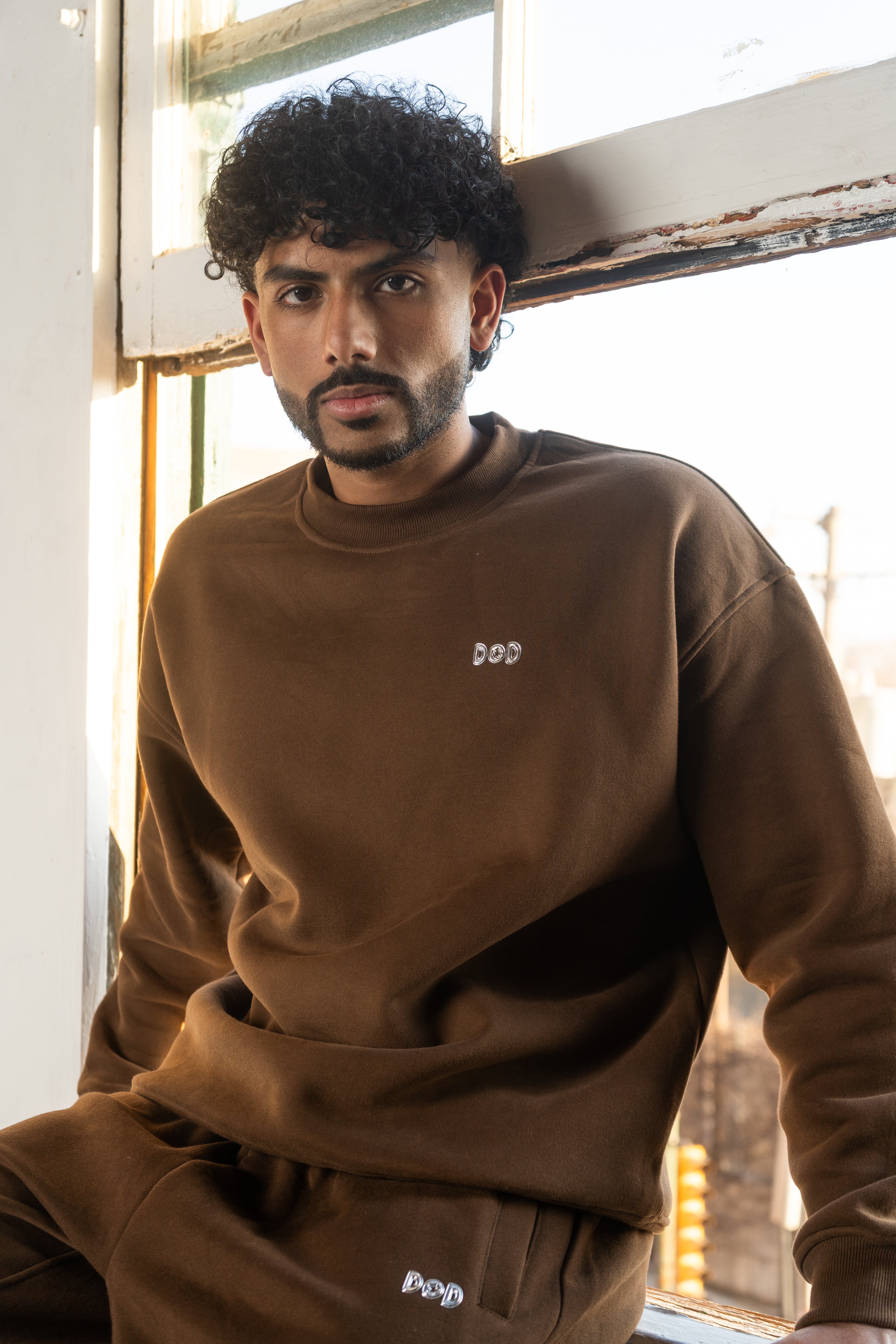 Mocha Brown Crewneck