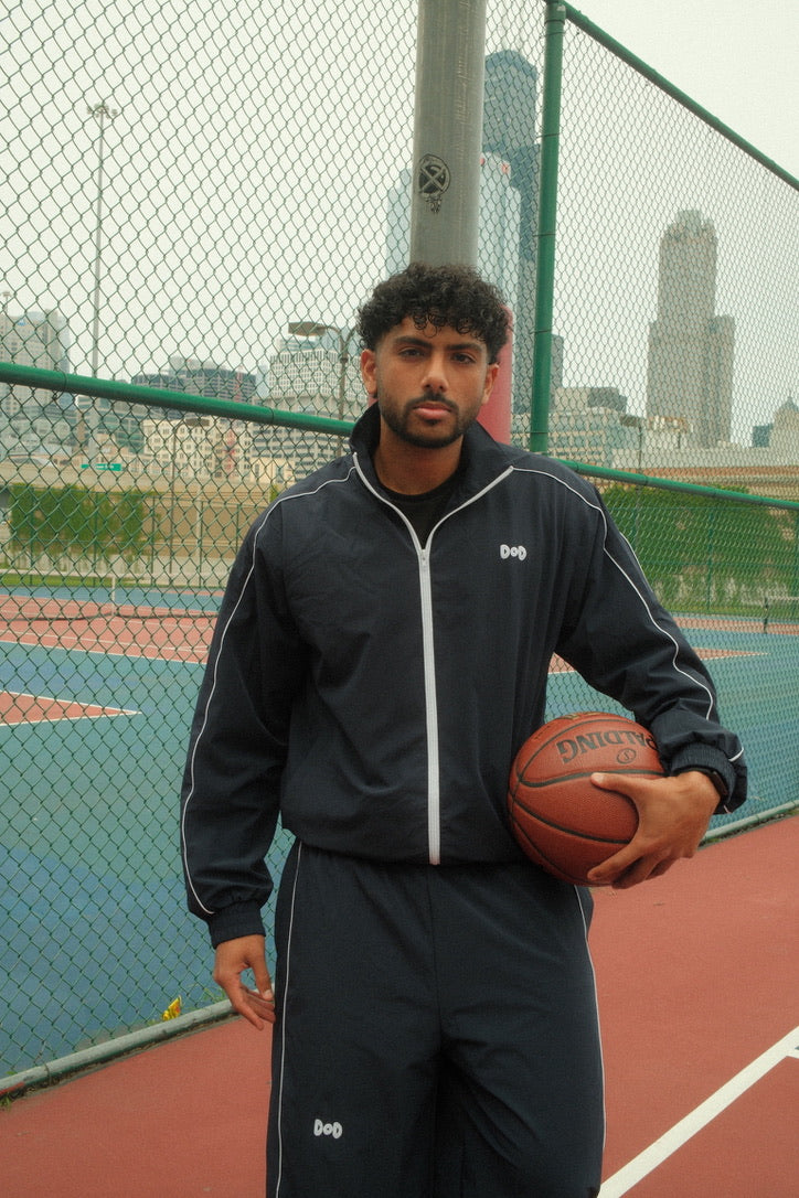 Navy Blue Track Jacket